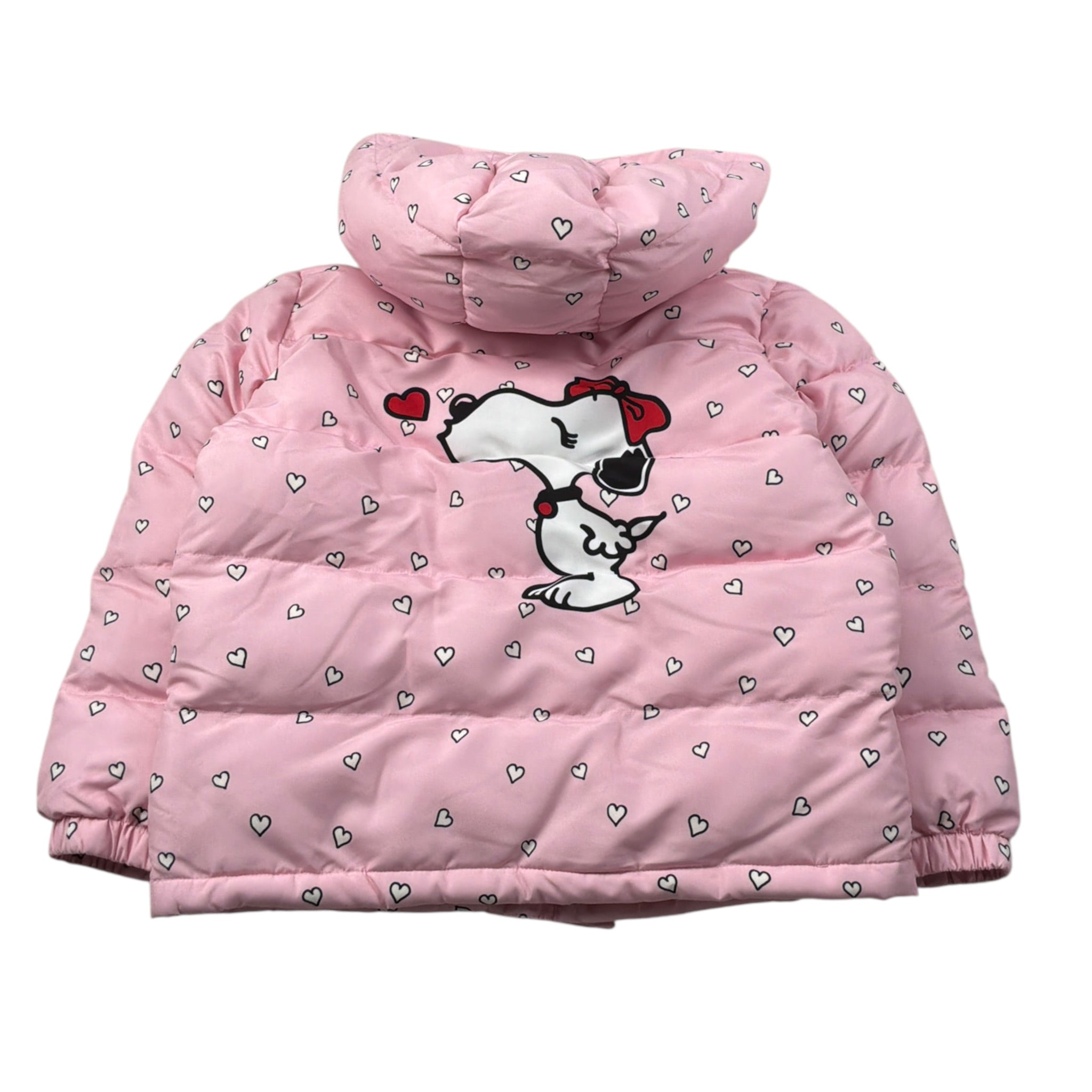 Saint Barth Giubbino tinta unita con Cappuccio Rosa per Bambina GENEVE ROSA SAINT BARTH 