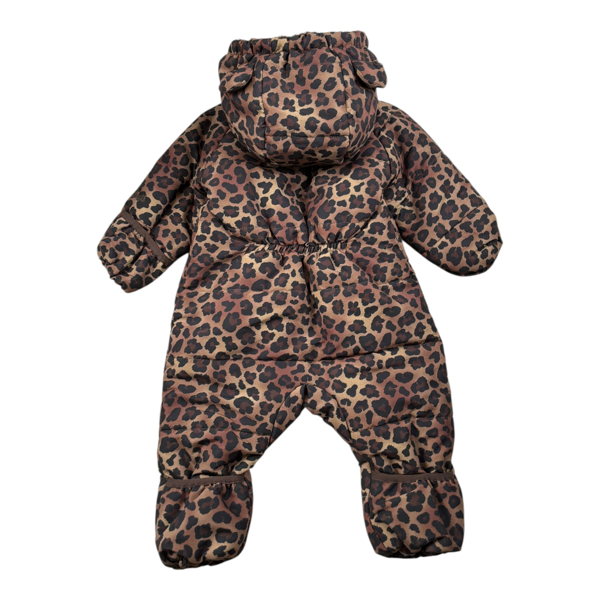 Saint Barth Eskimo tinta unita con Fantasia Maculata Marrone per Neonata GLACE MARRONE SAINT BARTH 