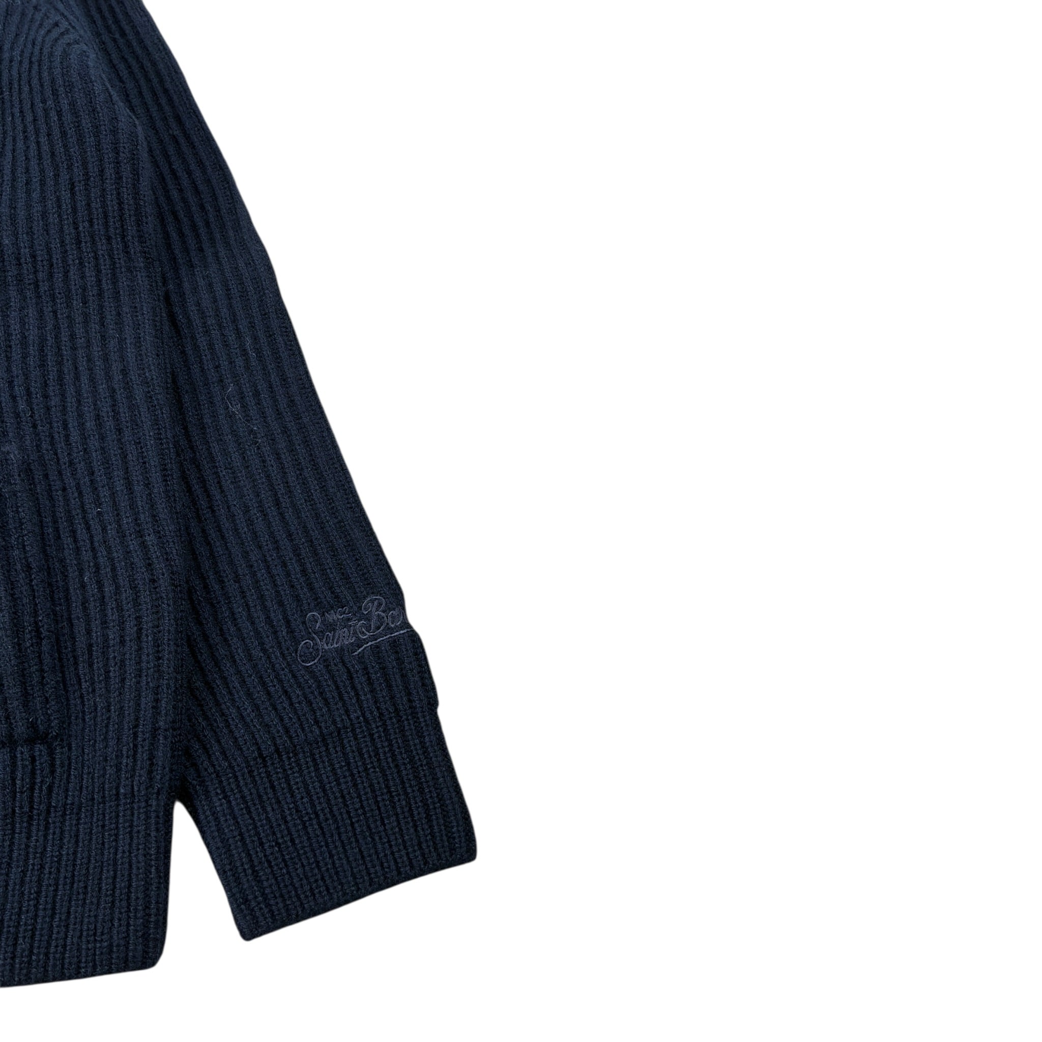 Saint Barth Cardigan tinta unita Blu per Bambino GLAS002 BLU SAINT BARTH 