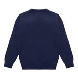Saint Barth Maglia tinta unita con Stampa Blu per Bambino GLASS BLU SAINT BARTH 