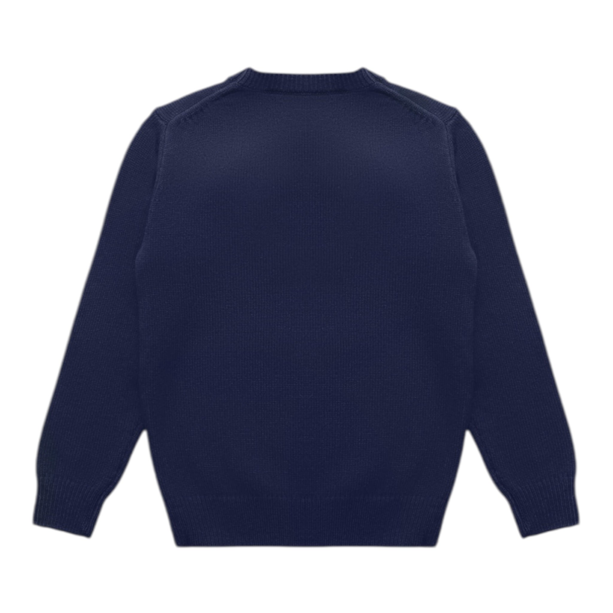 Saint Barth Maglia tinta unita con Stampa Blu per Bambino GLASS BLU SAINT BARTH 