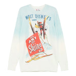 Saint Barth Maglia Girocollo Bicolore con Ricami Azzurro per Bambino GOOFY AZZURRO SAINT BARTH 