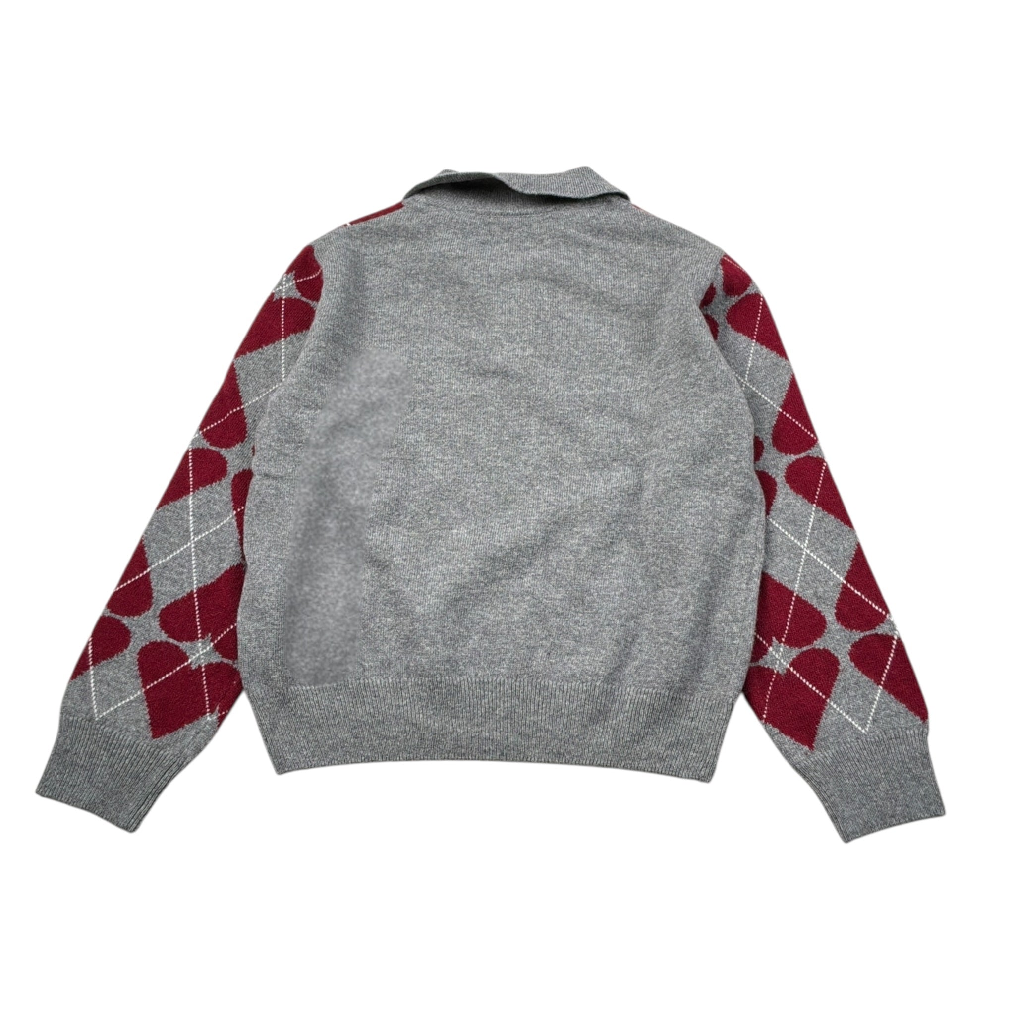 Saint Barth Maglia Bicolore con Stampa Rombo Grigio per Bambino HADIDYY GRIGIO SAINT BARTH 