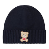 Saint Barth Cappello tinta unita con Ricamo Blu per Neonato HOLDENN BLU SAINT BARTH 