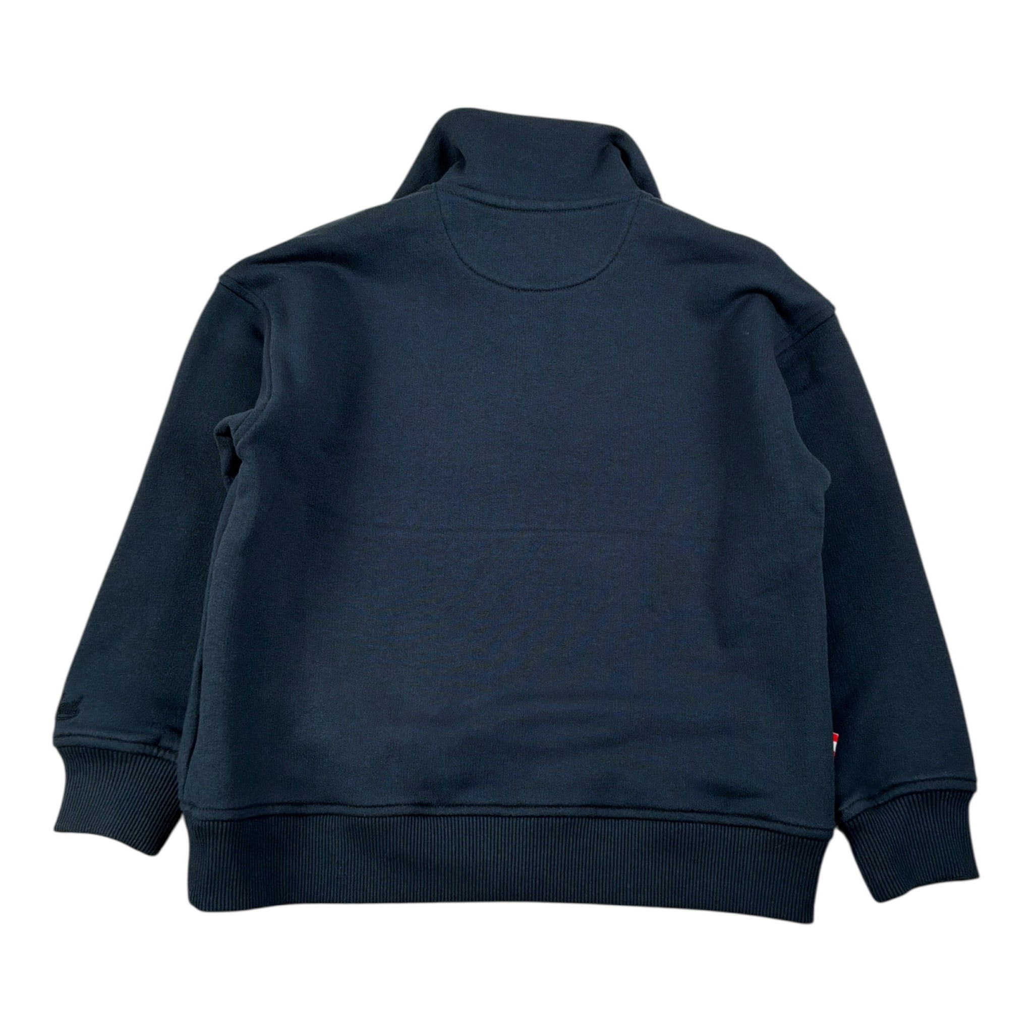 Saint Barth Felpa tinta unita con Colletto Blu per Bambino KENNETH BLU SAINT BARTH 