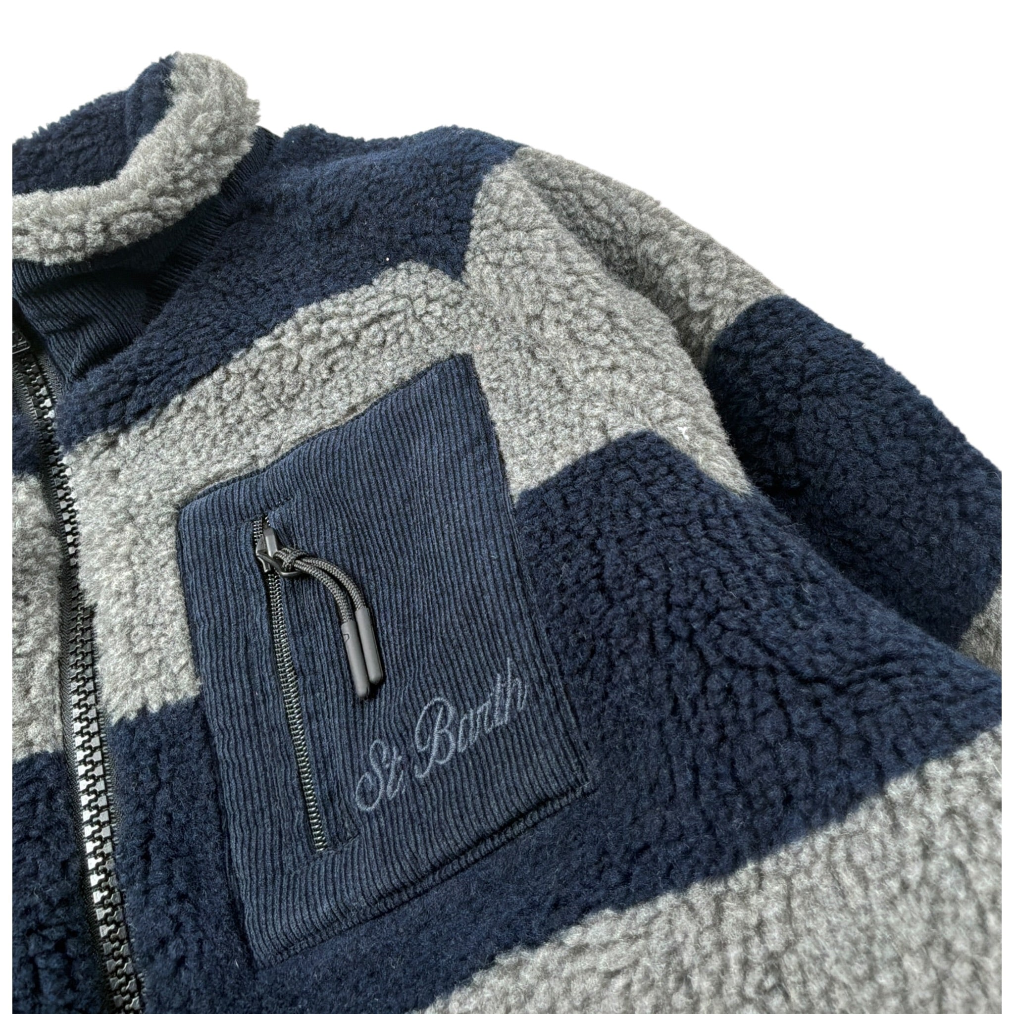 Saint Barth Giubbino Teddy con Logo Grigio per Bambino KEYSTONEE GRIGIO SAINT BARTH 