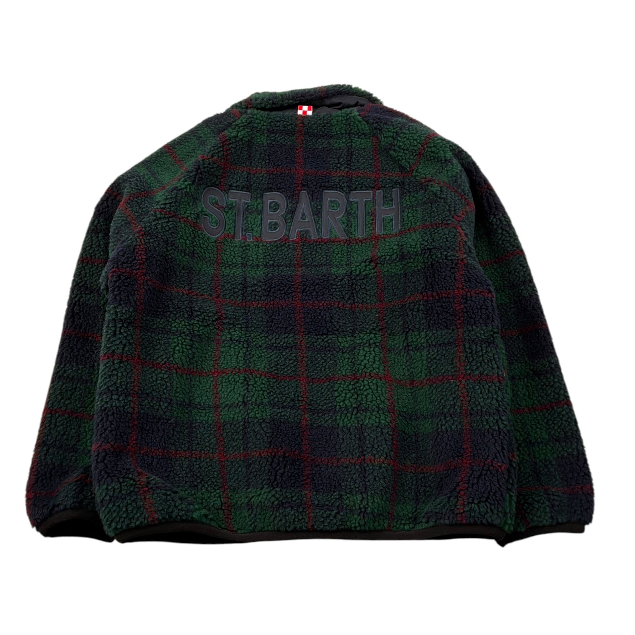 Saint Barth Giubbino Teddy con Logo Verde per Bambino KEYSTONE VERDE SAINT BARTH 