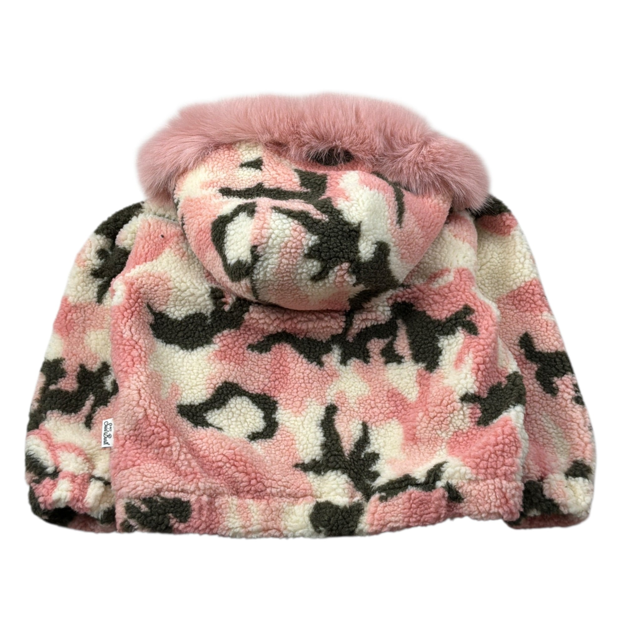 Saint Barth Cappotto Teddy Fantasia con Cappuccio Panna per Bambina KIKKA PANNA SAINT BARTH 