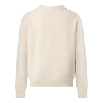 Saint Barth Maglia tinta unita con Stampa Panna per Bambina KYLA004XX PANNA SAINT BARTH 