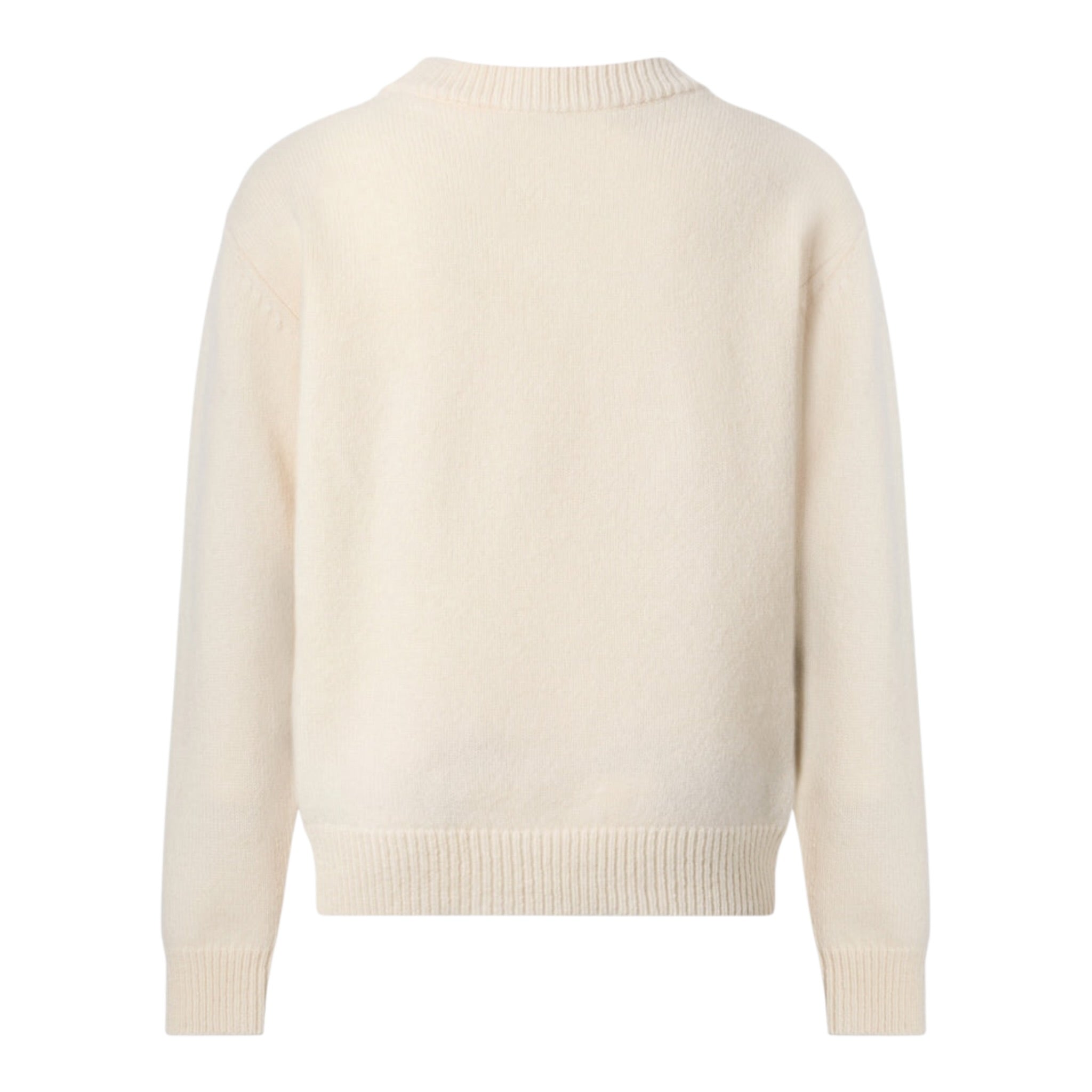 Saint Barth Maglia tinta unita con Stampa Panna per Bambina KYLA004XX PANNA SAINT BARTH 