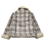 Saint Barth Montone Stampa Fantasia con Pelliccia Panna per Bambina LORAYNEE PANNA SAINT BARTH 