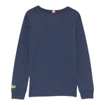 Saint Barth Shirt Girocollo tinta unita con Stampa Blu per Bambino LUT0003 BLU SAINT BARTH 