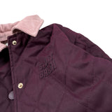 Saint Barth Giubbino tinta unita con Colletto Bordeaux per Bambina MARGAUX BORDEAUX SAINT BARTH 