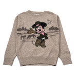 Saint Barth Felpa Chiusa Girocollo tinta unita con Stampa Beige per Bambina MINNIEH BEIGE SAINT BARTH 