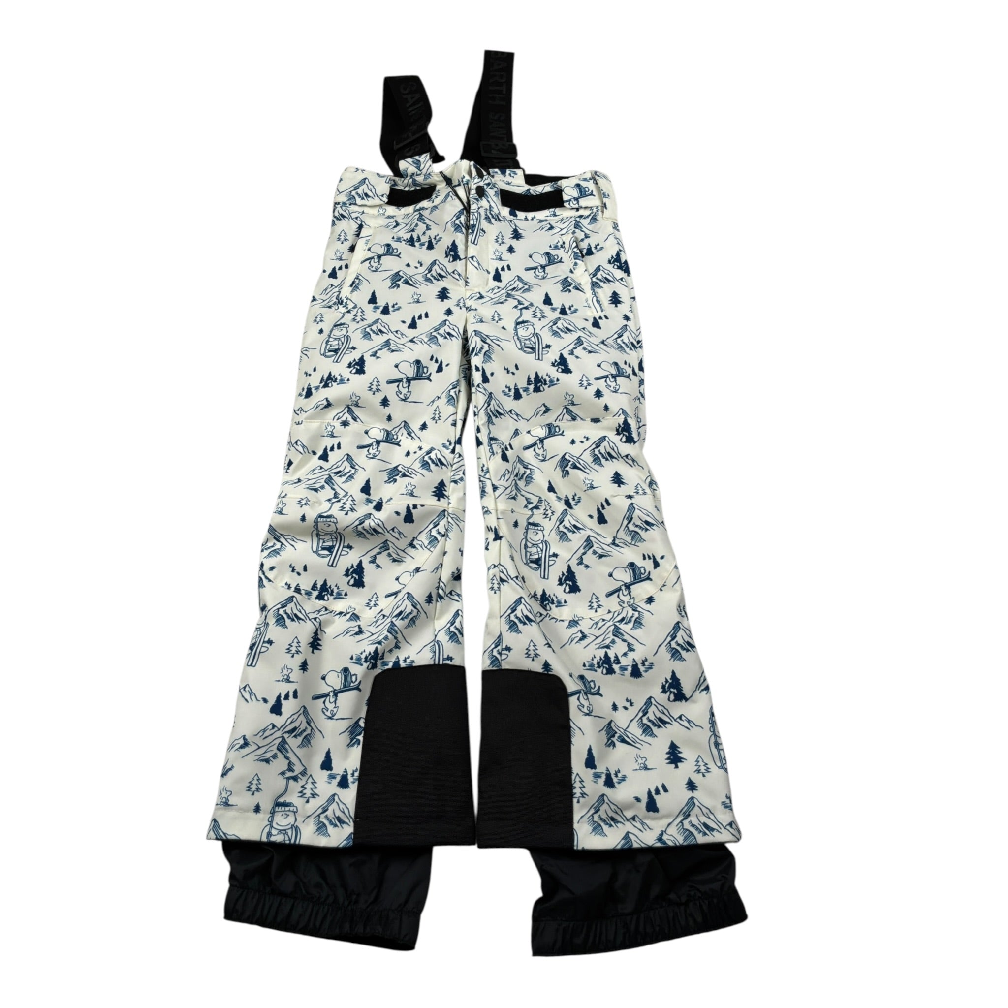 Saint Barth Salopette Neve tinta unita con Stampa Panna per Bambino OLYMPIC PANNA SAINT BARTH 