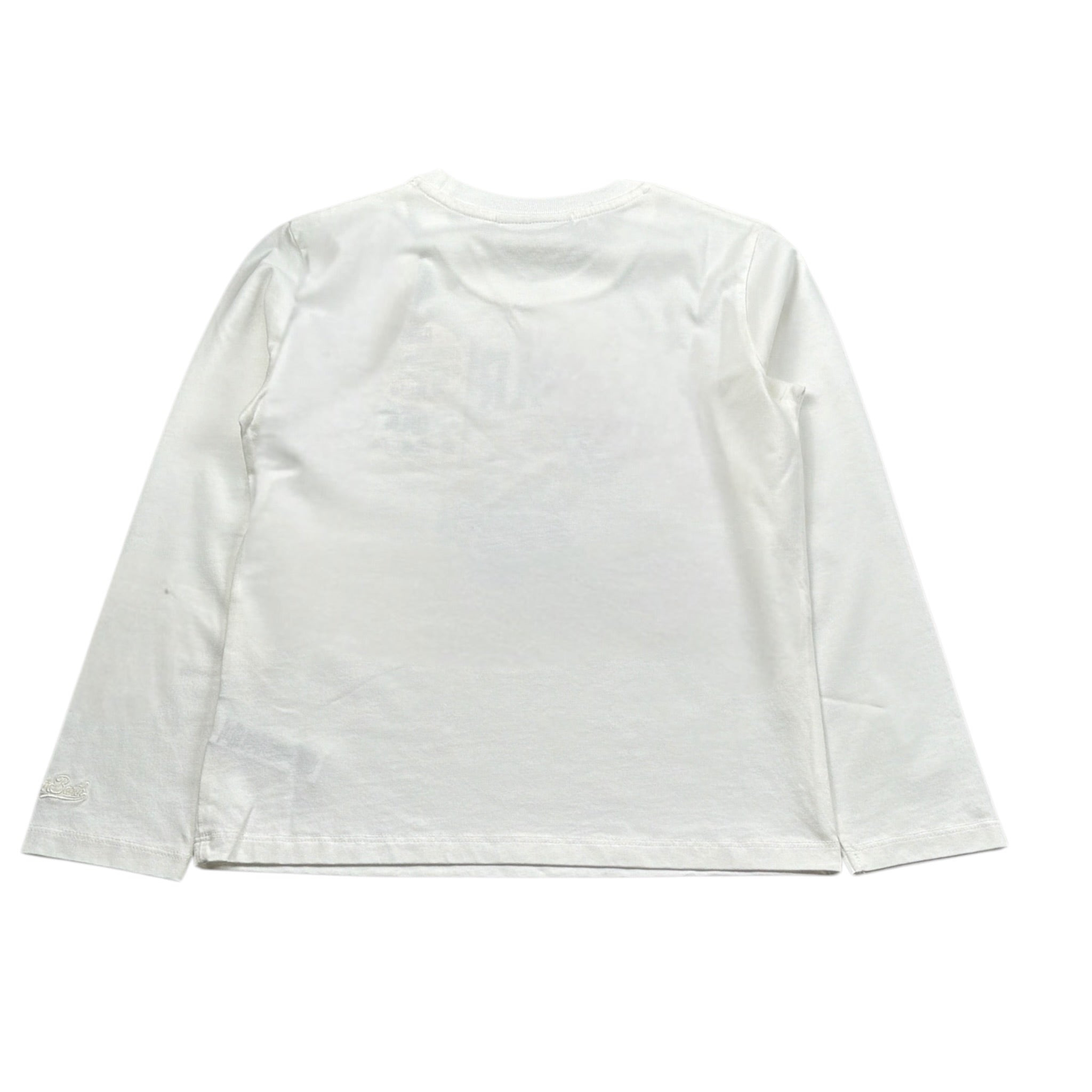 Saint Barth Shirt Girocollo tinta unita con Stampa Bianco per Neonata PENN00101192IN BIANCO SAINT BARTH 