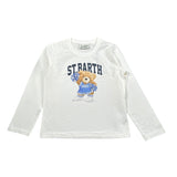 Saint Barth Shirt Girocollo tinta unita con Stampa Bianco per Neonata PENN00101192IN BIANCO SAINT BARTH 