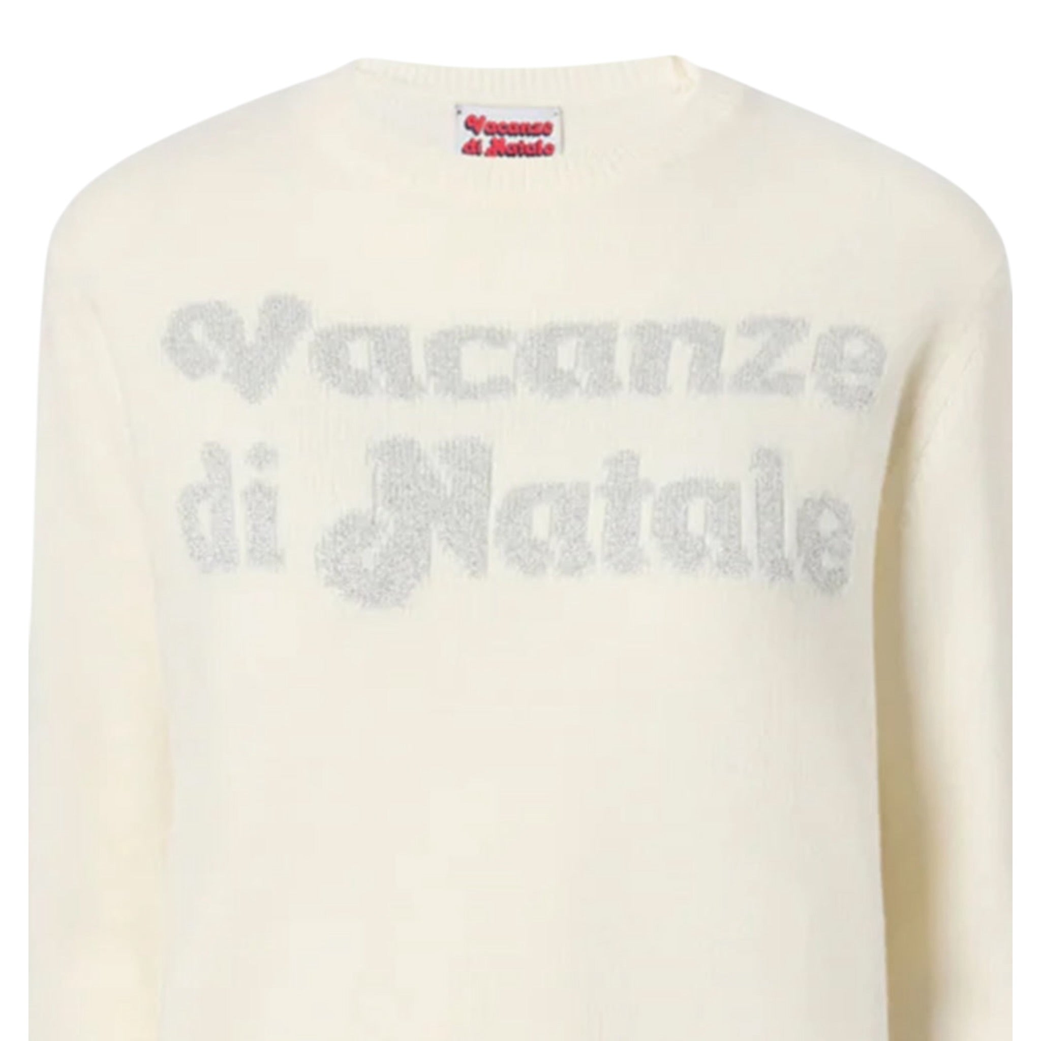 Saint Barth Maglia tinta unita con Stampa Panna per Bambina PRC000100433 PANNA SAINT BARTH 