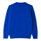 Saint Barth Maglia tinta unita con Stampa Blu per Neonata PRC0001023 BLU SAINT BARTH 