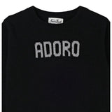 Saint Barth Maglia tinta unita con Stampa Nero per Neonata PRC0001XXN NERO SAINT BARTH 