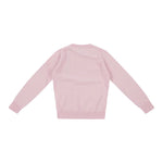 Saint Barth Maglia tinta unita con Stampa Rosa per Bambina PRC0016 ROSA SAINT BARTH 