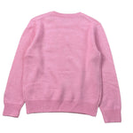 Saint Barth Maglia tinta unita con Stampa Rosa per Bambina PRINCESSMONELLA ROSA SAINT BARTH 