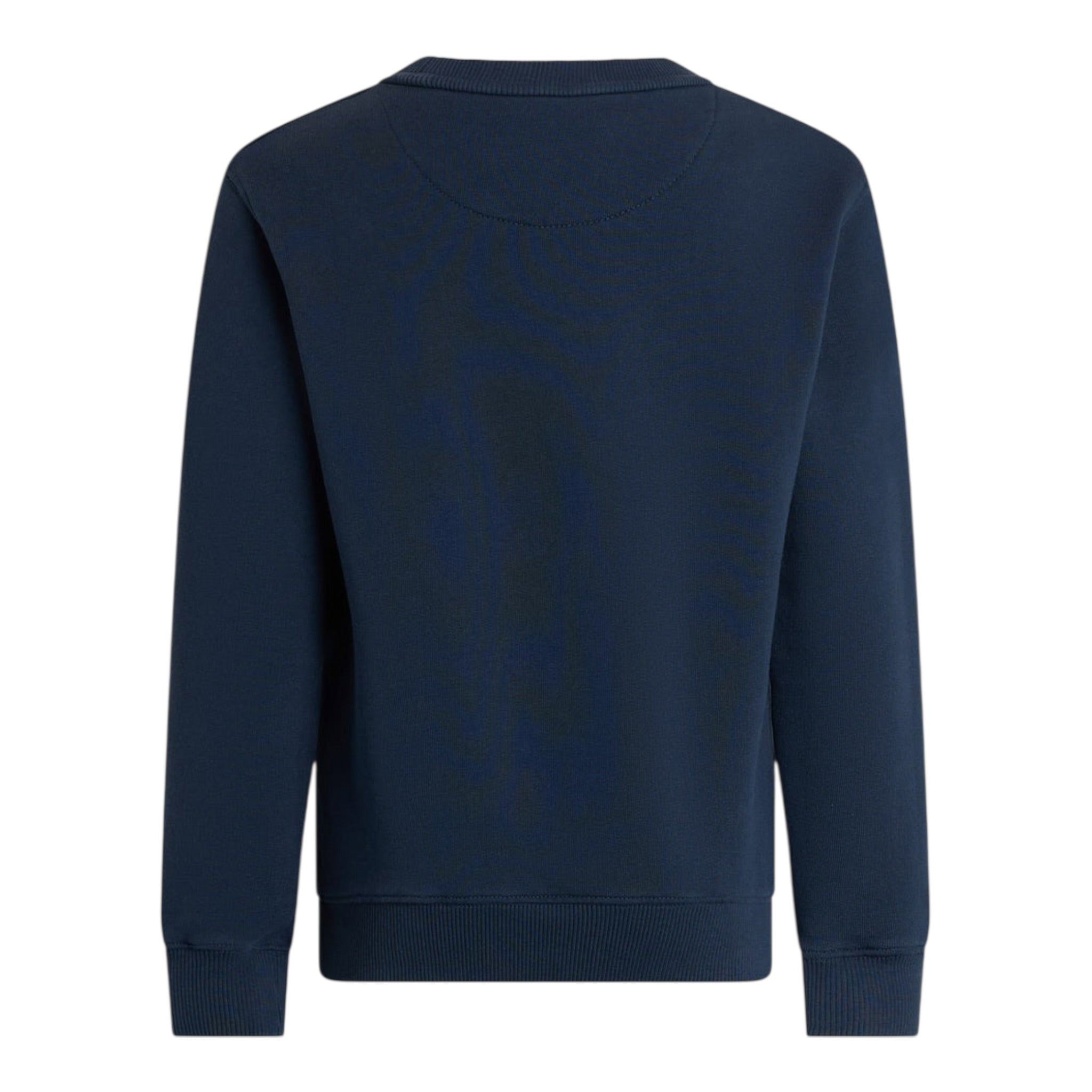 Saint Barth Felpa Chiusa Girocollo tinta unita Blu per Neonato SB61EMBN BLU SAINT BARTH 