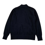 Saint Barth Maglia tinta unita con Zip E Logo Blu per Bambino SBLEGACY BLU SAINT BARTH 