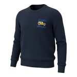 Saint Barth Maglia tinta unita con Stampa Blu per Bambino SBSCHOOL BLU SAINT BARTH 
