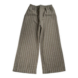 Saint Barth Pantalone Modello A Palazzo tinta unita con Fantasia A Righe Beige per Bambina SVEVA BEIGE SAINT BARTH 