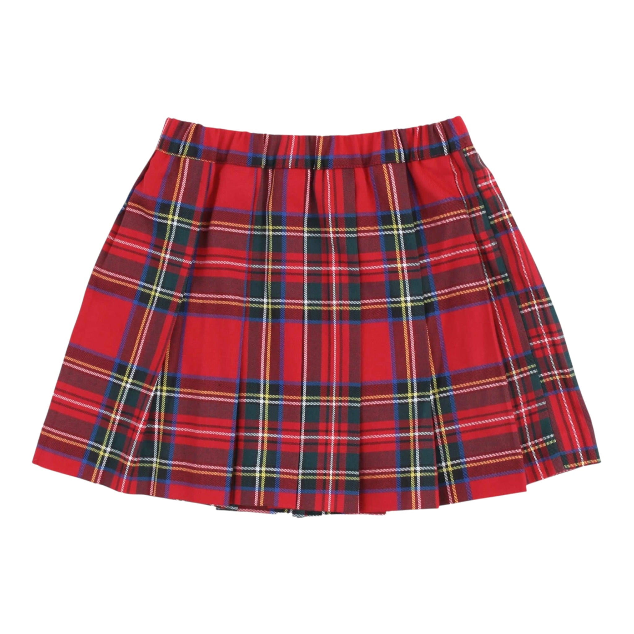 Saint Barth Gonna con Fantasia Scozzese E Elastico In Vita Rosso per Bambina TAE0001 ROSSO SAINT BARTH 