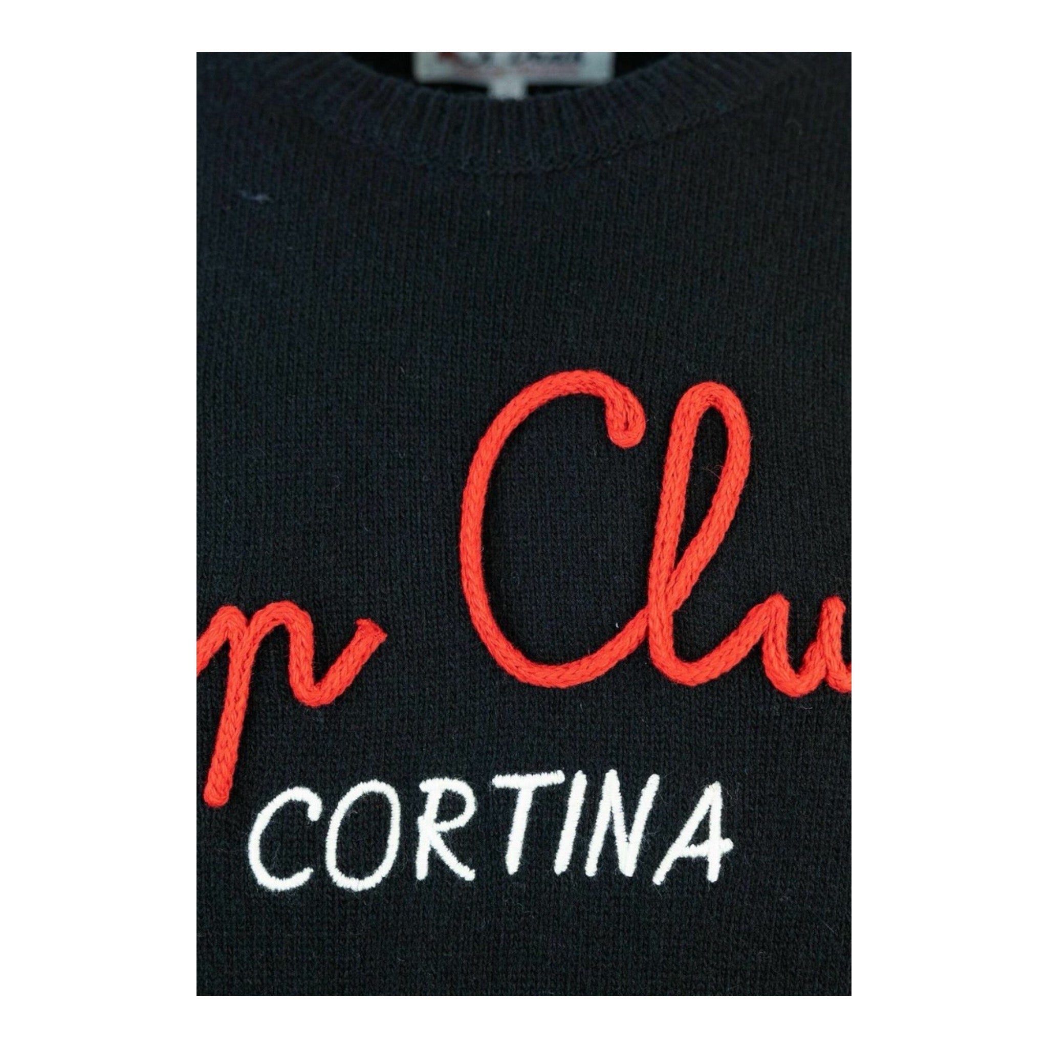 Saint Barth Maglia tinta unita con Stampa Nero per Bambino VACANZEVIP NERO SAINT BARTH 