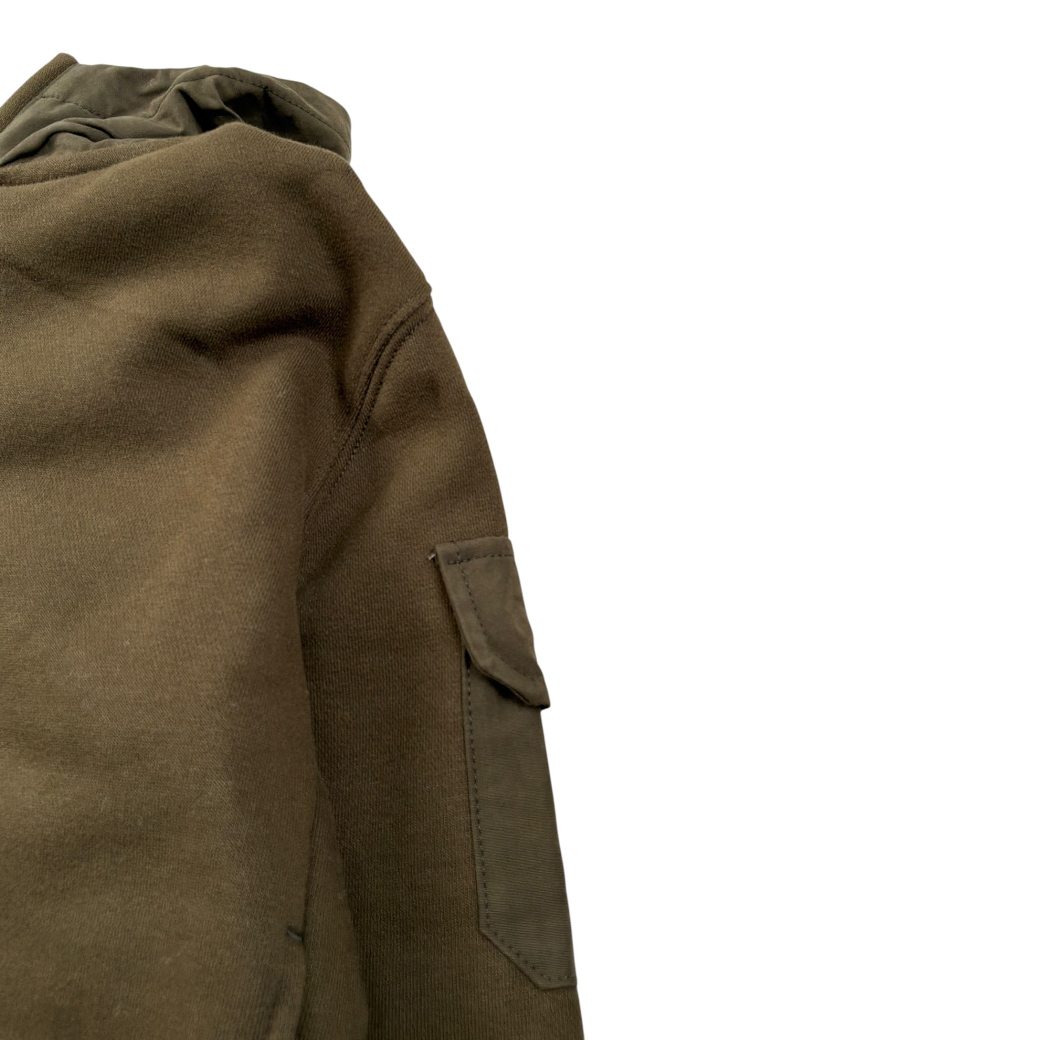 Saint Barth Felpa tinta unita con Cappuccio E Zip Verde per Bambino WINDSOR VERDE SAINT BARTH 