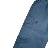 Sarabanda Pantalone tinta unita con Elastico In Vita Blu per Bambino 07165 BLU SARABANDA 