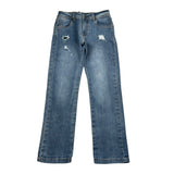 Sarabanda Jeans tinta unita con Girovita Regolabile Azzurro per Bambino 07166 AZZURRO SARABANDA 