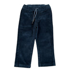 Sarabanda Pantalone tinta unita In Velluto Blu per Neonato 07168 BLU SARABANDA 