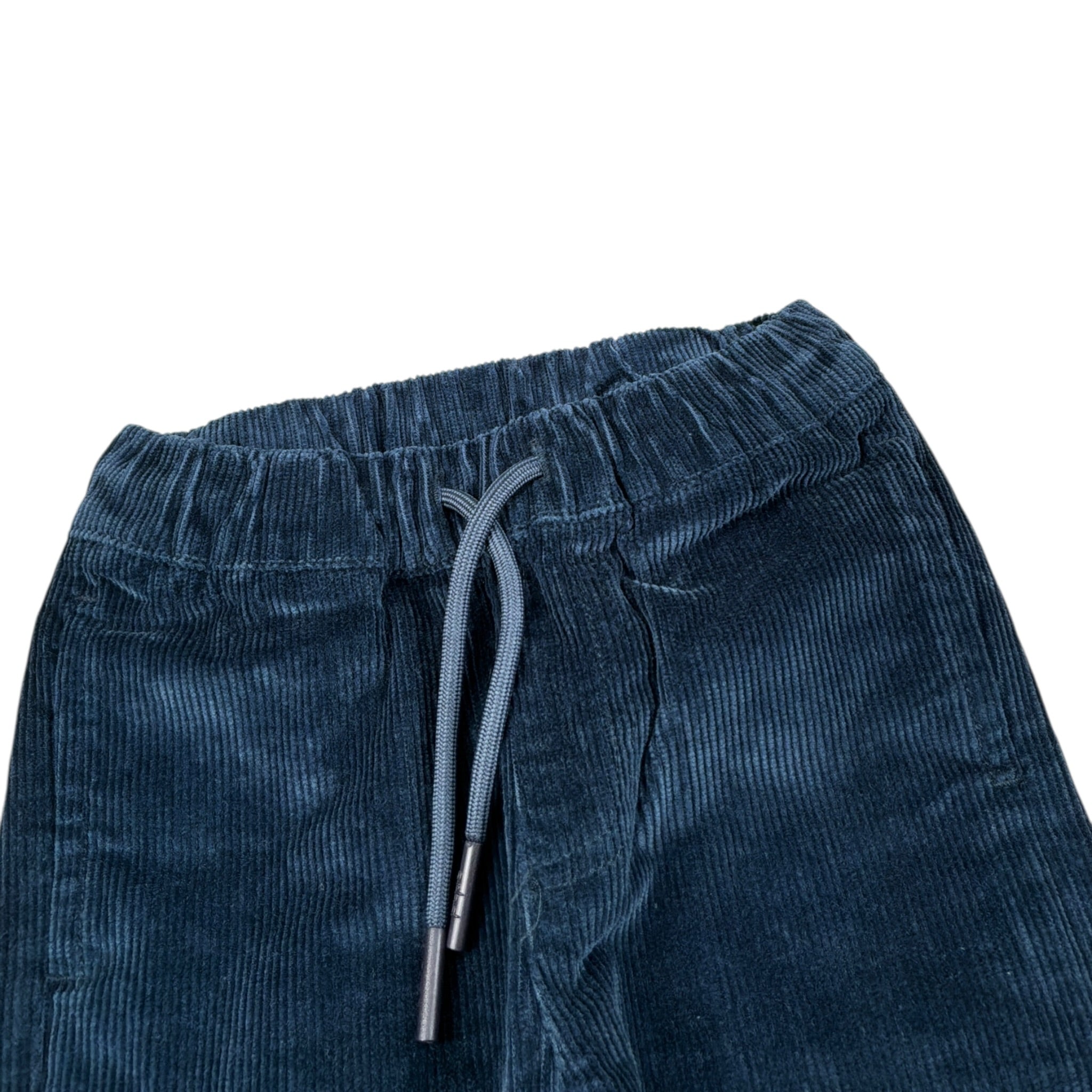 Sarabanda Pantalone tinta unita In Velluto Blu per Neonato 07168 BLU SARABANDA 