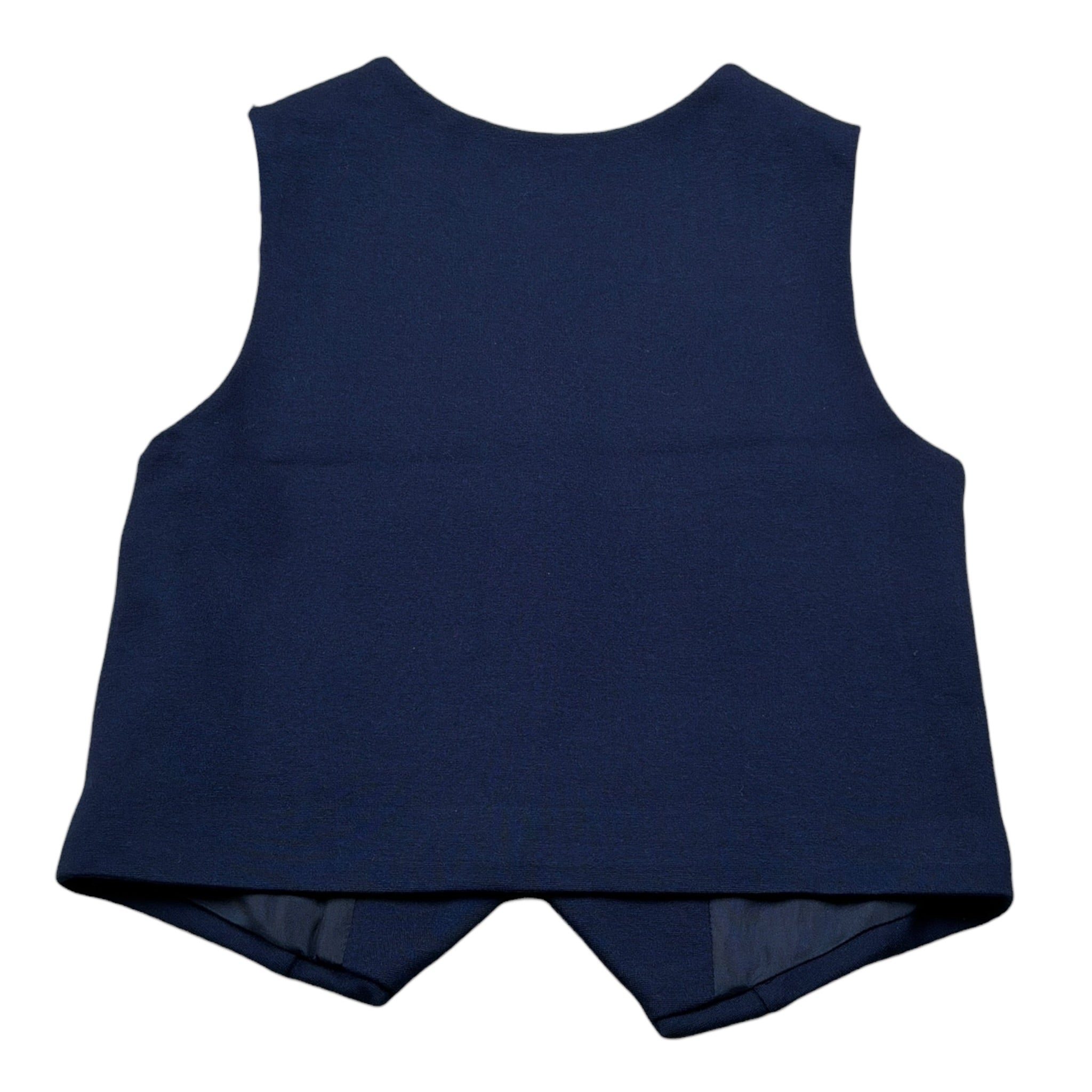 Sarabanda Gilet tinta unita Blu per Bambino 0A118 BLU SARABANDA 