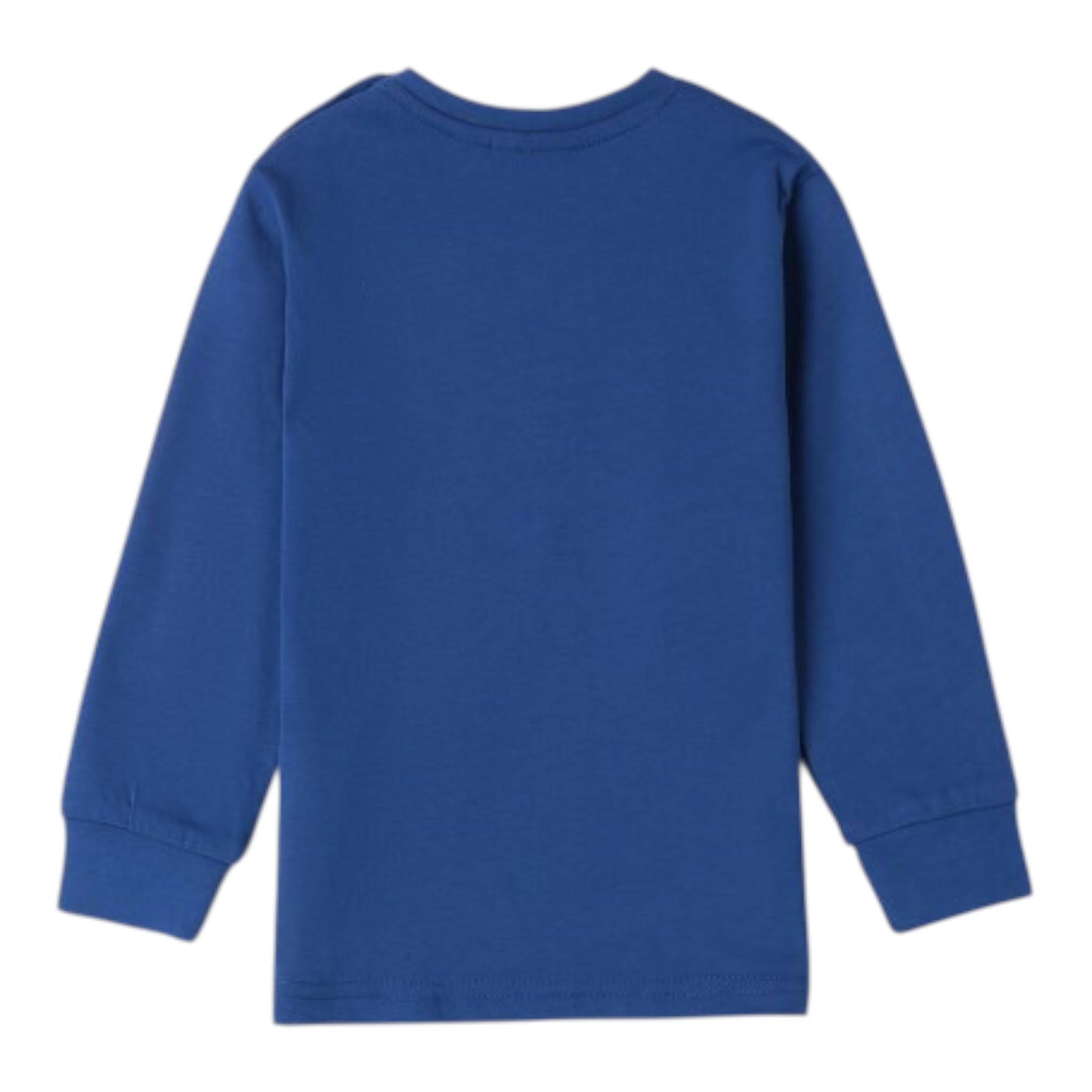 Sarabanda Shirt tinta unita con Stampa Blu per Neonato 0A133N BLU SARABANDA 