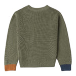 Sarabanda Maglia Girocollo tinta unita Verde per Bambino 0F020 VERDE SARABANDA 