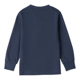 Sarabanda Shirt tinta unita con Stampa Blu per Bambino 0F024 BLU SARABANDA 