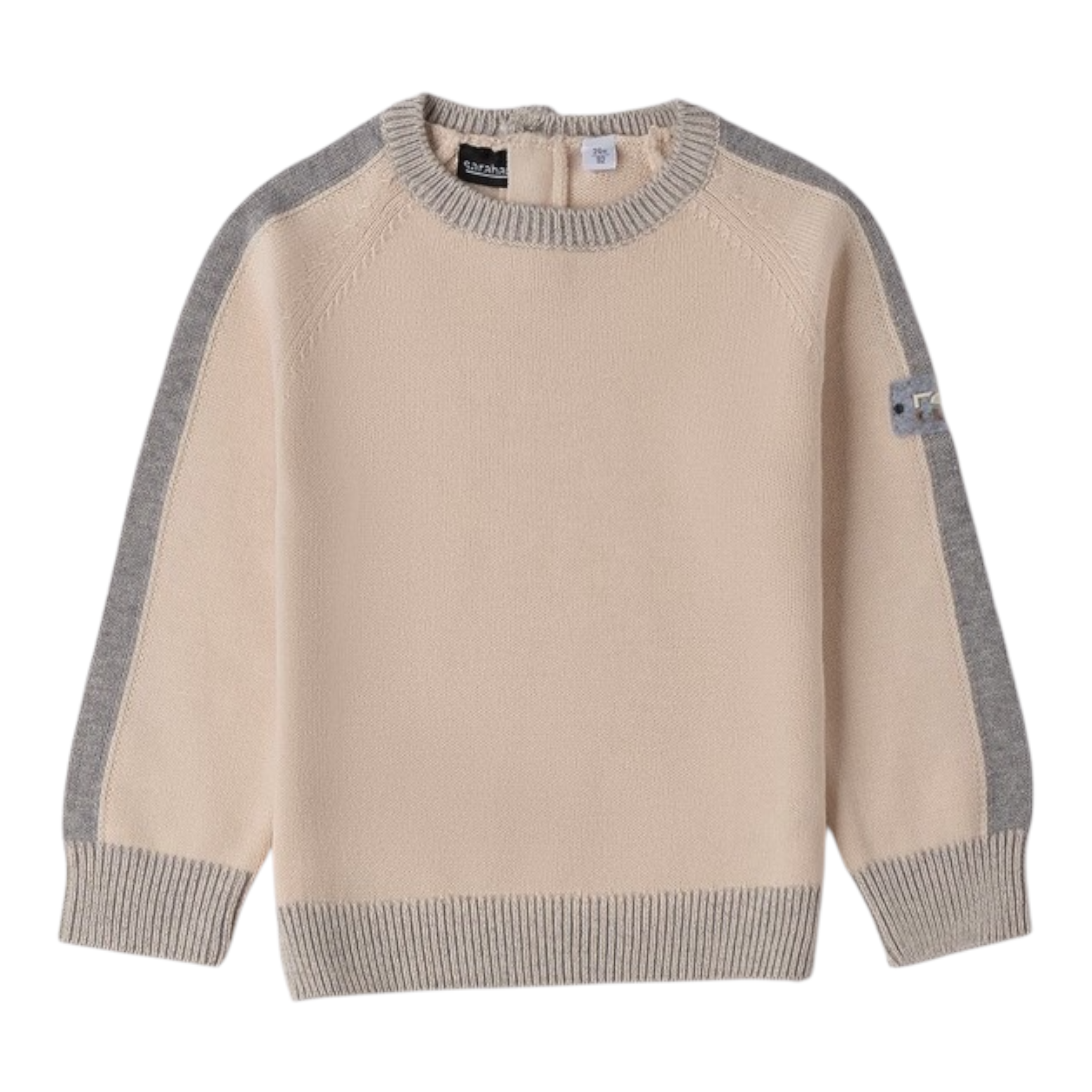 Sarabanda Maglia Girocollo tinta unita Beige per Bambino 0F102XX BEIGE SARABANDA 