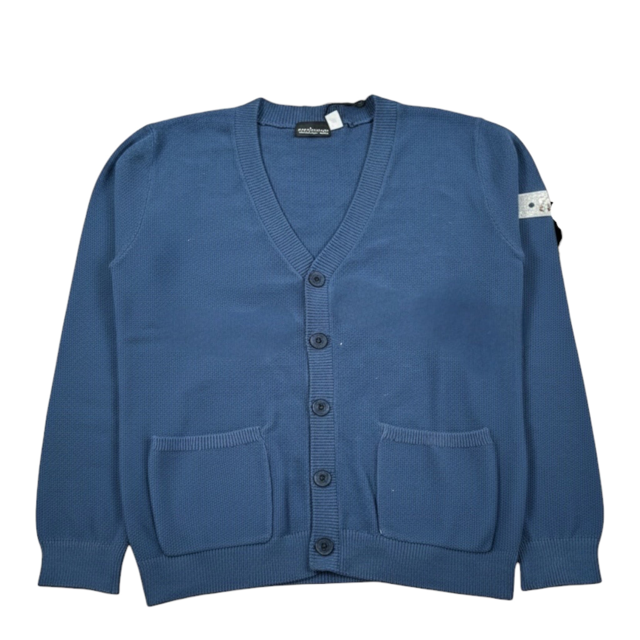 Sarabanda Cardigan tinta unita Blu per Neonato 0F103N BLU SARABANDA 