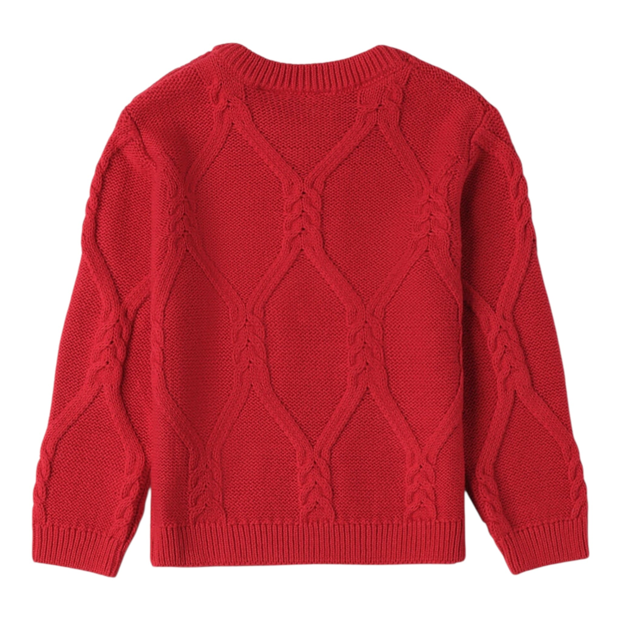 Sarabanda Maglia Girocollo tinta unita Rosso per Bambino 0F111 ROSSO SARABANDA 