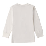 Sarabanda Shirt tinta unita con Stampa Bianco per Bambino 0F131 BIANCO SARABANDA 