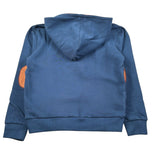 Sarabanda Felpa con Zip E Cappuccio tinta unita Blu per Neonato 0F145 BLU SARABANDA 