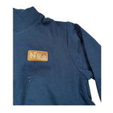 Sarabanda Felpa con Zip E Cappuccio tinta unita Blu per Neonato 0F145 BLU SARABANDA 