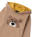 Sarabanda Felpa tinta unita con Cappuccio Beige per Bambino 0F149 BEIGE SARABANDA 
