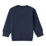 Sarabanda Felpa tinta unita Girocollo con Stampa Blu per Bambino 0F154J BLU SARABANDA 