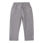 Sarabanda Pantalone tinta unita con Elastico In Vita Grigio per Bambino 0F162 GRIGIO SARABANDA 
